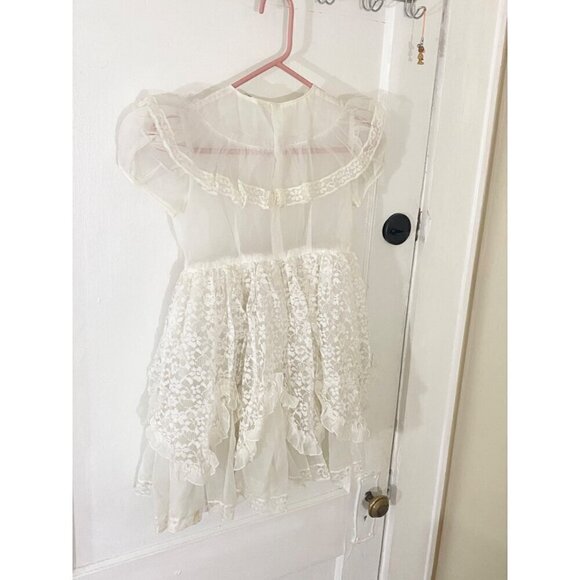 Vintage 1950's First Lady of The Party By Merry Girl - Girls Mesh Dress - No Siz - Picture 4 of 13